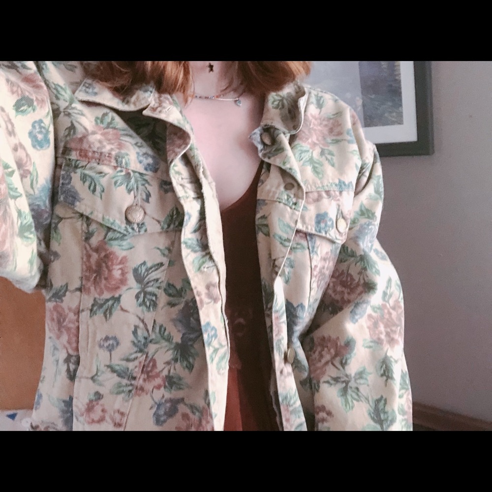 Woolrich floral denim jacket